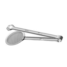 2pcs Stainless Steel Oil Strainer Spoon with Clip for Frying Cooking and Easy Oil Separation