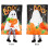 Διακοσμήσεις για το Halloween Spooky3D, Σημαία Κήπου Διπλής Όψης για Εξωτερική Διακόσμηση 3