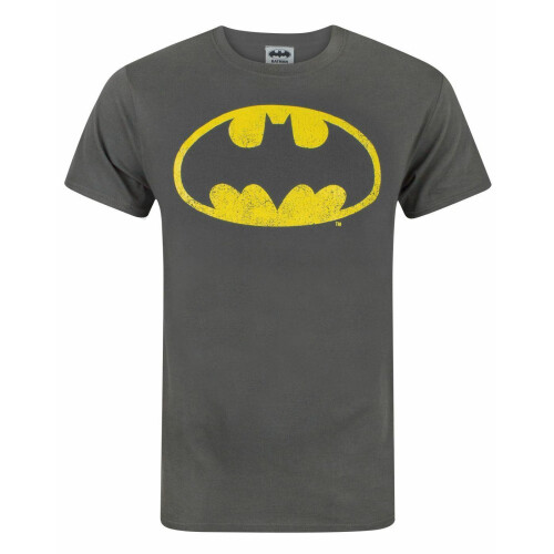 DC Comics DC Comics Short Sleeved T-Shirt (Mens Grey)
