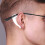 6 párů ušních háčků na brýle White 8