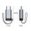 Adapter Lightning (weiblich) auf USB-C (männlich), kompatibel mit iPhone 15 Grey 2