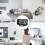Digitaler Wecker mit Spiegelglas Schwarz 5
