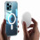 Coque mobile iPhone 11 Pro compatible avec chargeur MagSafe Transparente 2