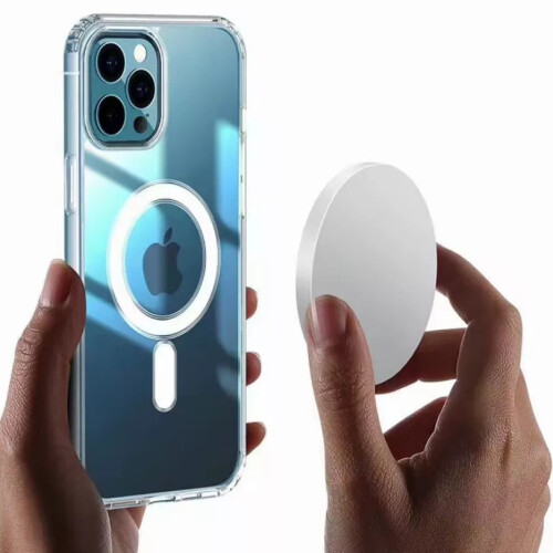 Coque mobile iPhone 11 Pro compatible avec chargeur MagSafe Transparente 1