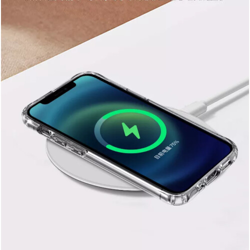 Coque mobile iPhone 11 Pro compatible avec chargeur MagSafe Transparente 2