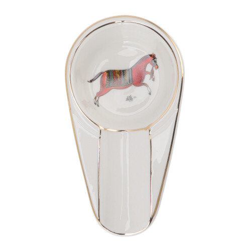 Durable Easy-to-Clean Ceramic Cigar Ashtray with Cushioned Base 1