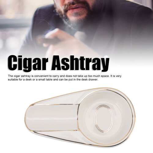 Exquisite Ceramic Cigar Ashtray - Perfect Gift for Loved Ones 2