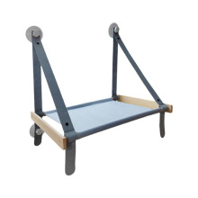 Cat Sleeping Bed Window Hammock Easy Install Cat Basket for Indoor Cats, Soft Fabric, Space-Saving Design, 30x25cm