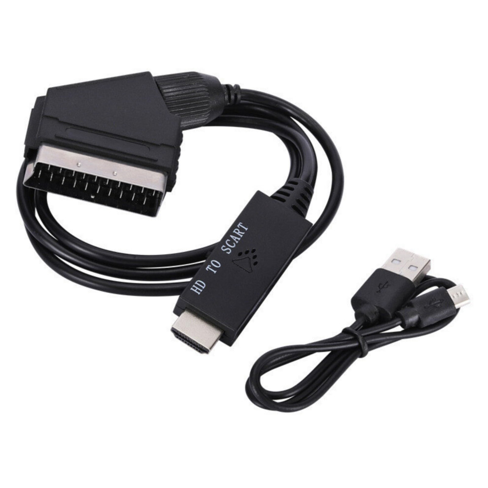 Scart To Converter 1080P 60Hz 720P 60Hz Video Converter For Scart To Hdtv Adapter And Video Connection Cable 9347817097672