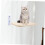 Cat Window Bed Foldable Window Perch With 4 Strong Suction Cups, Safety Cat Hammock Window Seat, Replaceable Cushion Beige 3