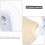 Cat Window Bed Foldable Window Perch With 4 Strong Suction Cups, Safety Cat Hammock Window Seat, Replaceable Cushion Beige 2