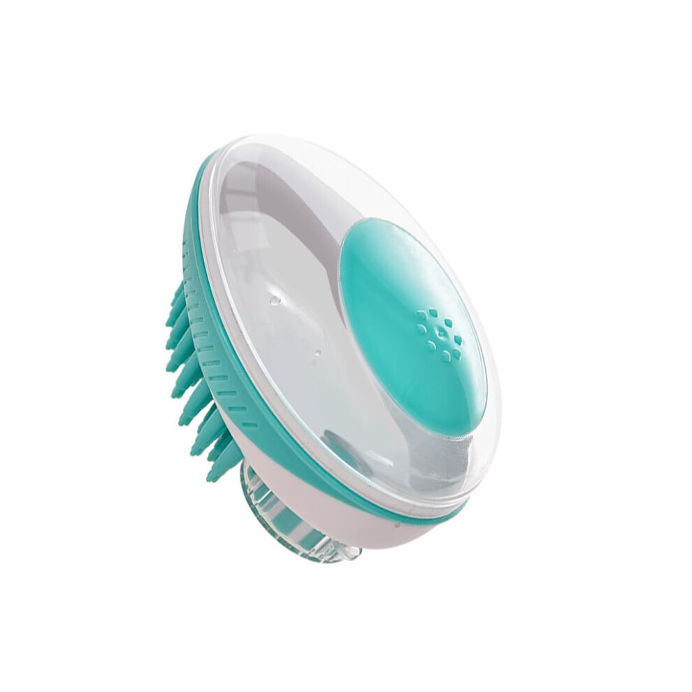 Shower Brush ABS Plastic Compact Size Shampoo Dispenser Green