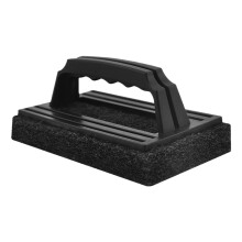 Heavy Duty Grill Cleaning Brush with Scrubber Pad and Ergonomic Comfort Grip for BBQ Grates