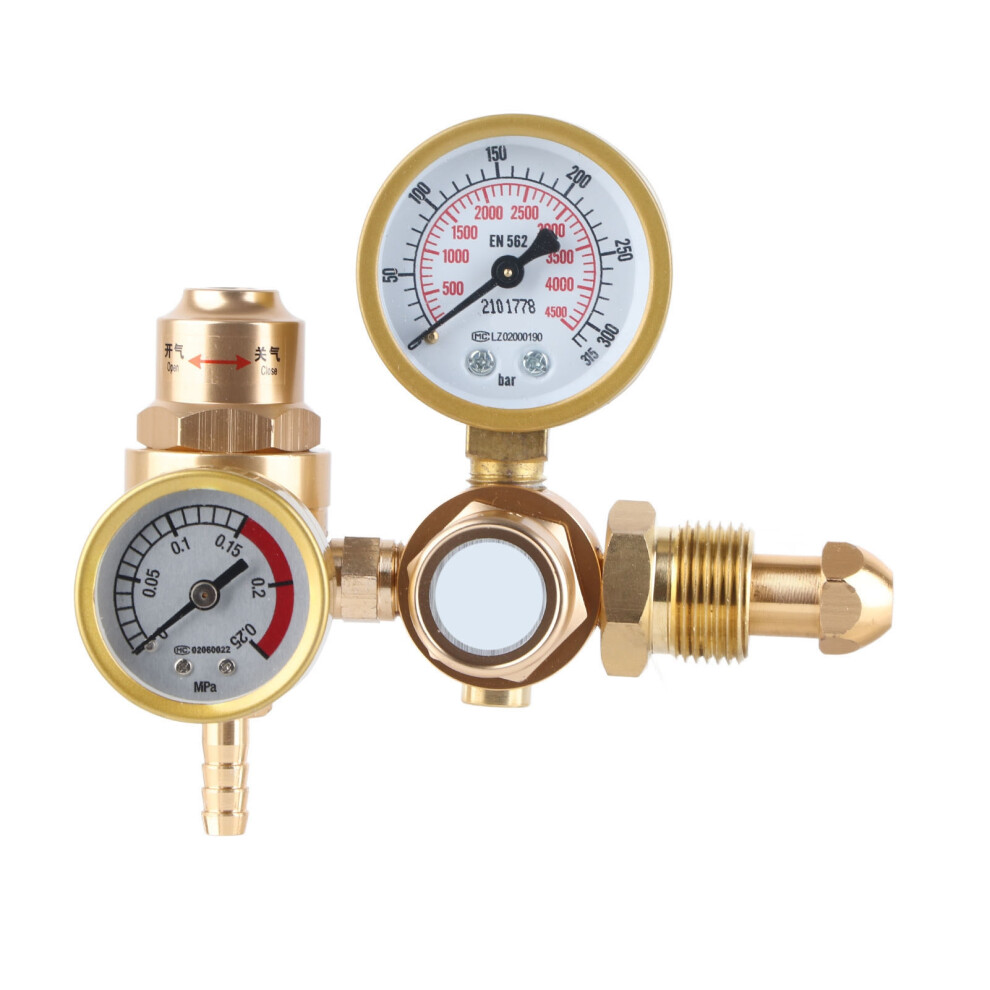 Argon Co2 Welding Regulator 4500Psi 1/4In Outlet Flowmeter For Tig Mig 8311371582388