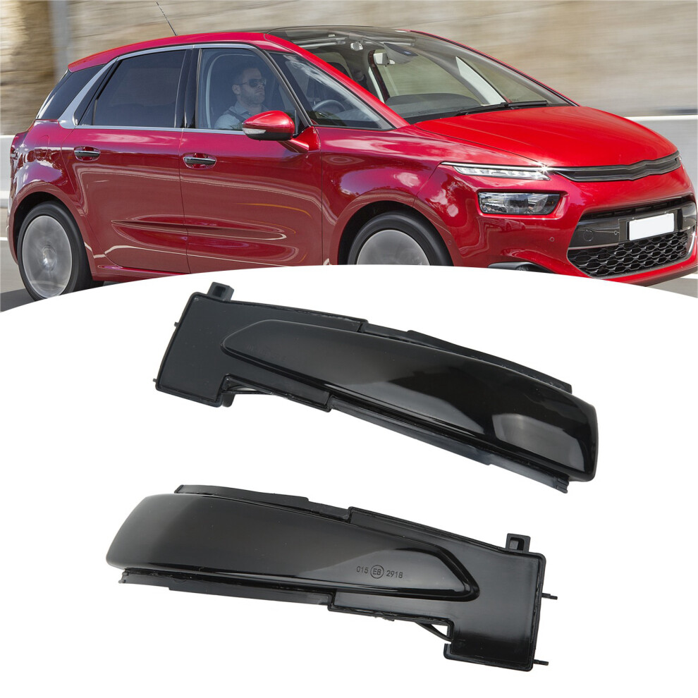 2Pcs Led Side Mirror Turn Signal For Citroen C4 Picasso 2013Â2017 Light 4341371570249