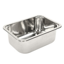 Hand Wash Basin Kit 380x275x140mm 304 Stainless Steel with Acrylic Cover