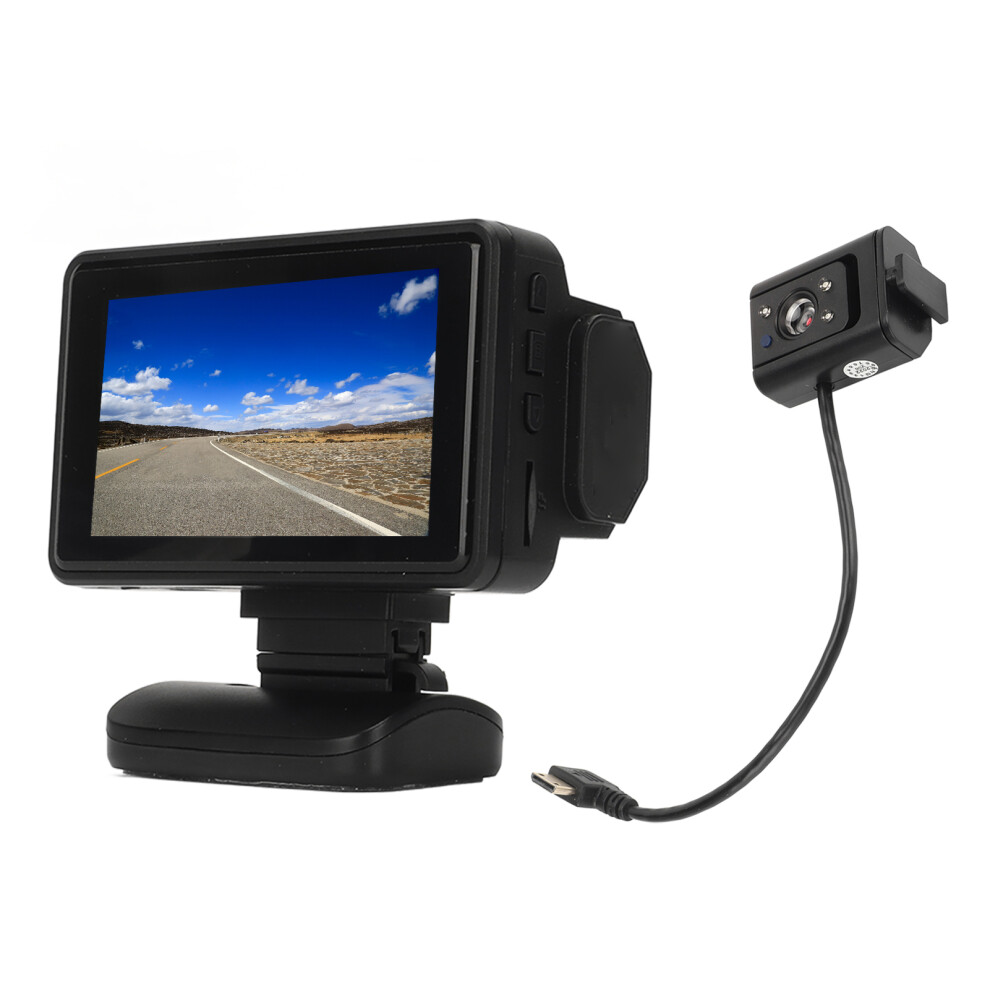 1080P Hd Dash Camera With Night Vision 3" Lcd, Loop Recording 3711371571163