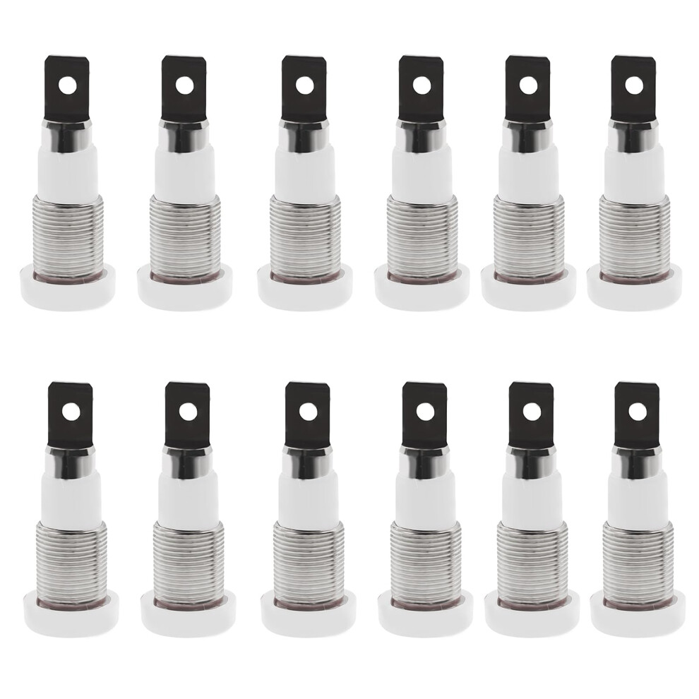 4Mm Banana Jack Socket Female Adapter 12Pcs Panel Mount Binding Post M4x28mm For 30-60Vdc Testing Equipment 9189345302411