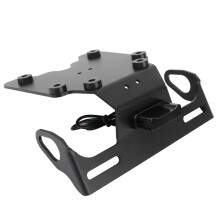 Support de plaque d'immatriculation pour moto avec lumineux LED pour TENERE 700 2019+