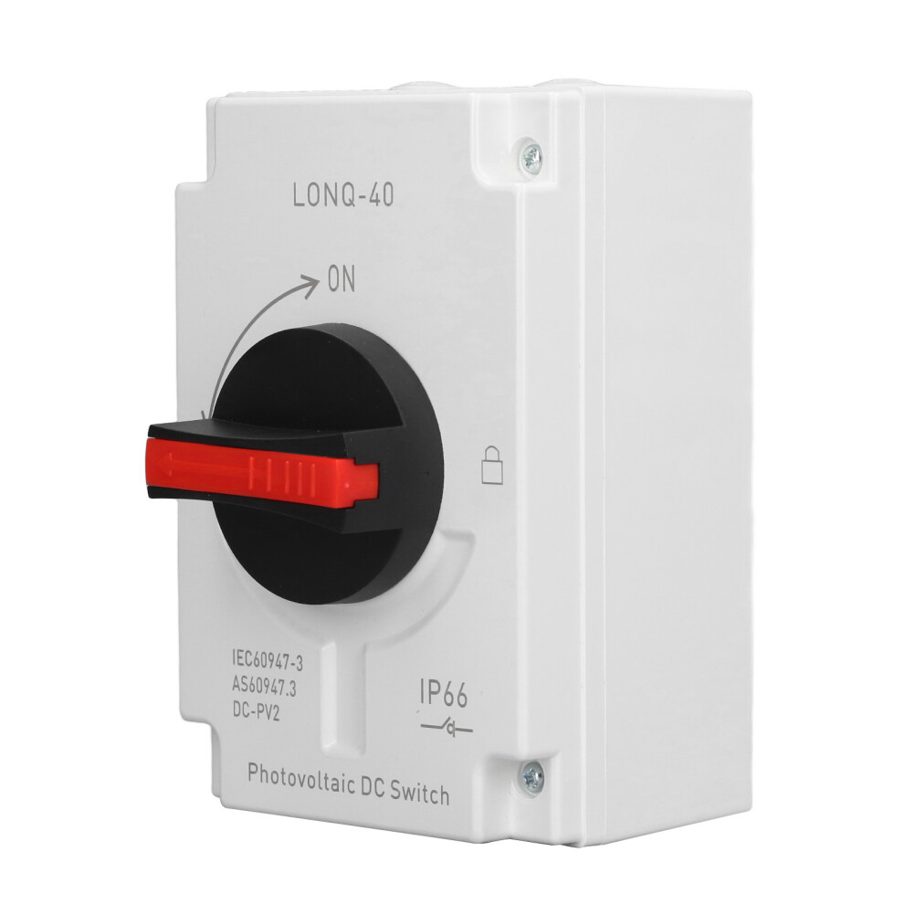 Ip66 Pv Solar Disconnect Switch 32A 4P Dc1200v Waterproof 4921371573718