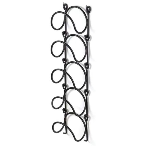 5 Layer Wall Mounted Towel and Wine Rack Organizer Space Saving MultiLayer Storage Easy Mount