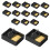 Soldering Iron Stand 15Set, Square Nonflammable Base, Temp Resistant Holder, Tip Cleaning, Compatible With Models 1
