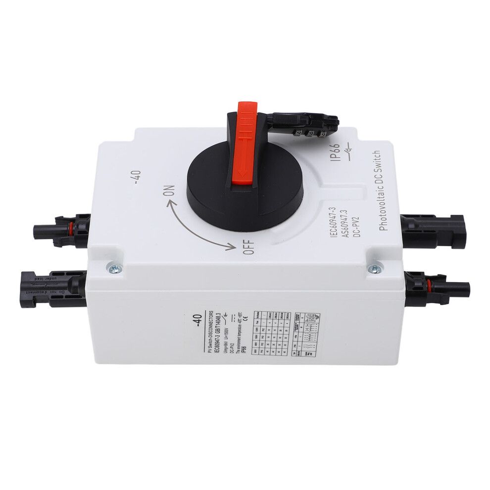 32A Pv Solar Disconnect Switch 4P Ip66 Waterproof Isolator Dc1200v 4051371574627