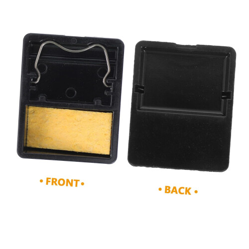 Soldering Iron Stand 15Set, Square Nonflammable Base, Temp Resistant Holder, Tip Cleaning, Compatible With Models 1