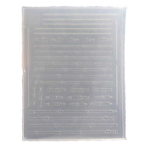 Practical Thin Silicone Nail Art Mold Transparent Stamping-7