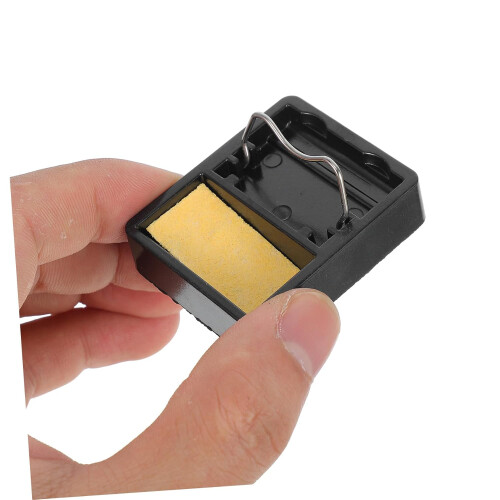 Soldering Iron Stand 15Set, Square Nonflammable Base, Temp Resistant Holder, Tip Cleaning, Compatible With Models 2