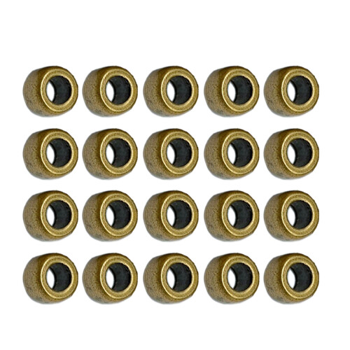 20pcs Round/Square Copper Strain Isolate-bronze ball beads1