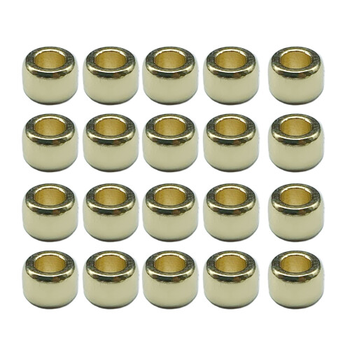 20pcs Round/Square Brass Isolate Beads for DIY-gold ball beads1