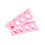 One Pair Soft Toe Finger Separator for Manicure Pedicure - Pale Pink 1