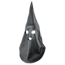 BDSM Head Mask Leather Mask With Opening And Eye Bondage Hood For Fetish Cosplay And Sex Toy For Men And Women