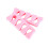 One Pair Soft Toe Finger Separator for Manicure Pedicure - Pale Pink 3