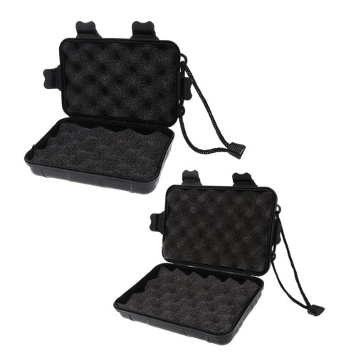 2 Pieces Foam Padded Storage Boxes for Bow Archery Arrow Heads Tool -