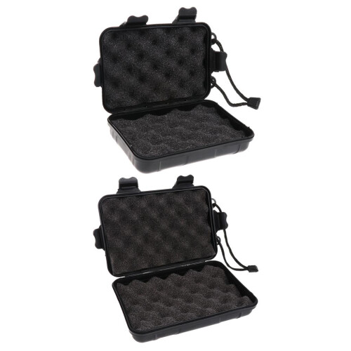 2 Pieces Foam Padded Storage Boxes for Bow Archery Arrow Heads Tool - 2