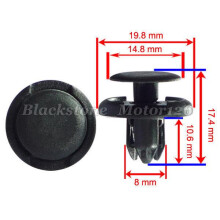 50 Fender Liner Clip Push Retainer For Honda Civic Accord For Acura In