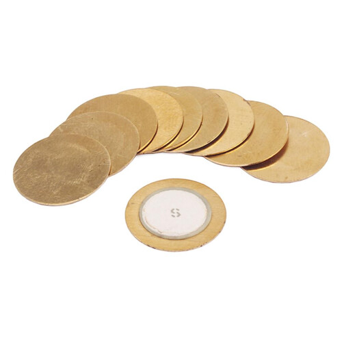 10 Pieces 29mm Piezo Elements Buzzer Sounder Sensor Trigger Drum Disc 2