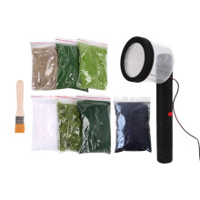 Static Grass Applicator Flocking Kits for Layout Railway Terrain Lands