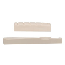 Left Handed Acoustic Guitar Saddle Nut Slotted for Guitar Parts Access