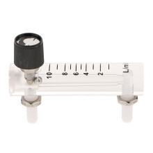 1pc Oxygen Flow Meter Flowmeter with Control Valve for Air 1-10LPM Dev