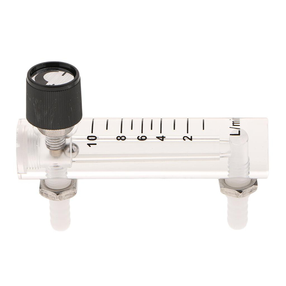 1pc Oxygen Flow Meter Flowmeter with Control Valve for Air 1-10LPM Dev