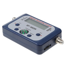 Digital Satellite Signal Meter Finder Dish with Compass Buzzer LCD FTA