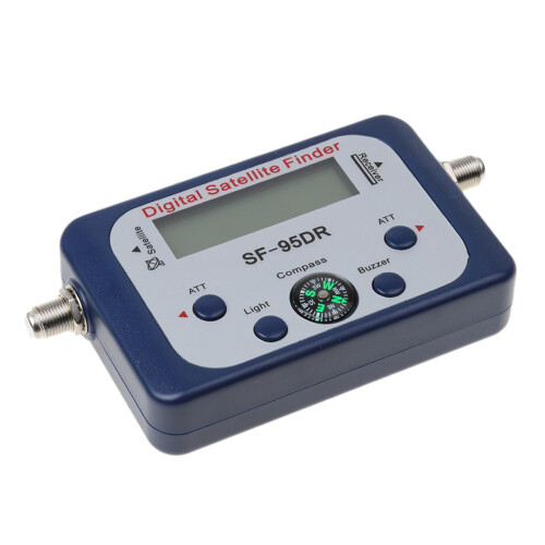 Digital Satellite Signal Meter Finder Dish with Compass Buzzer LCD FTA 1