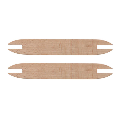 2x Well Sanded Beechwood Weaving Knitting Shuttle Sticks DIY Handcraft 2
