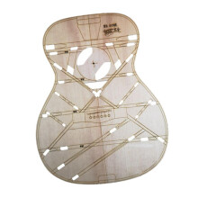 40inch Guitar Body Template Wooden for Mini Guitar Luthier Tools