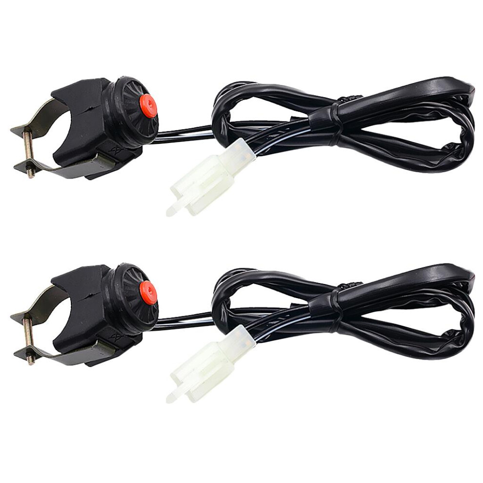 2 Piece Motorbike Dirt Bike Motorcross Kill Horn Switch Momentary Butt Light 6901423001657