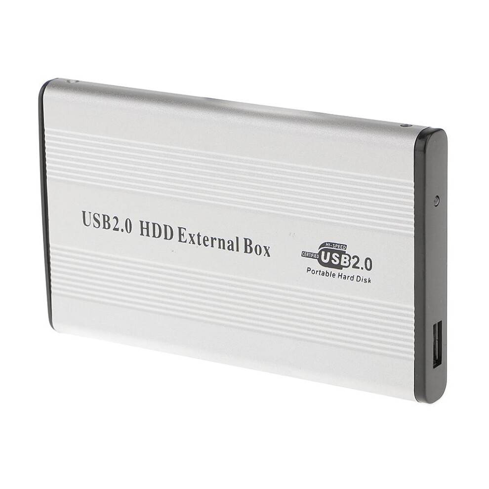 Usb2.0 Ide External 2.5" Ssd Hdd Hard Drive Enclosure Laptop Disk Case 6901423003347