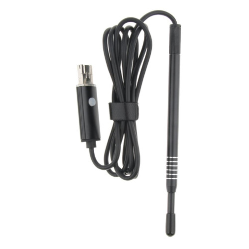 2 in 1 Visual Ear Scoop Ear Borescope 5.5mm Lens 6 LED Adjustable 0.3M